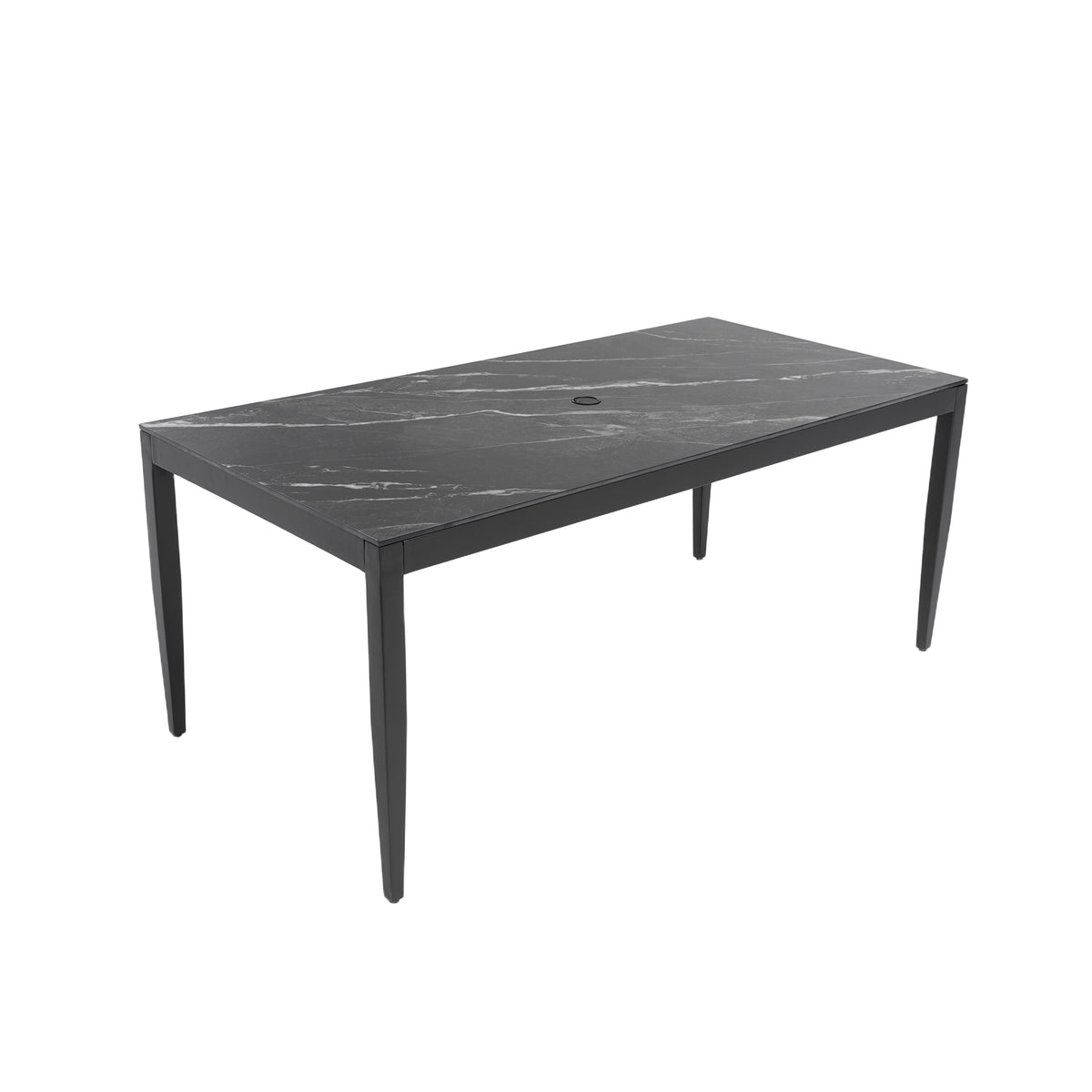 Outdoor Modern Patio Aluminum Dining Table