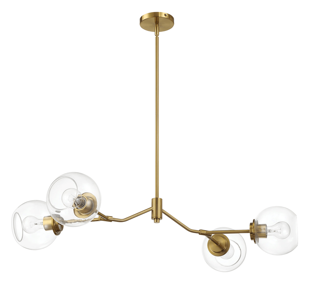 Jewel Four Lights Modern Farmhouse Chandelier