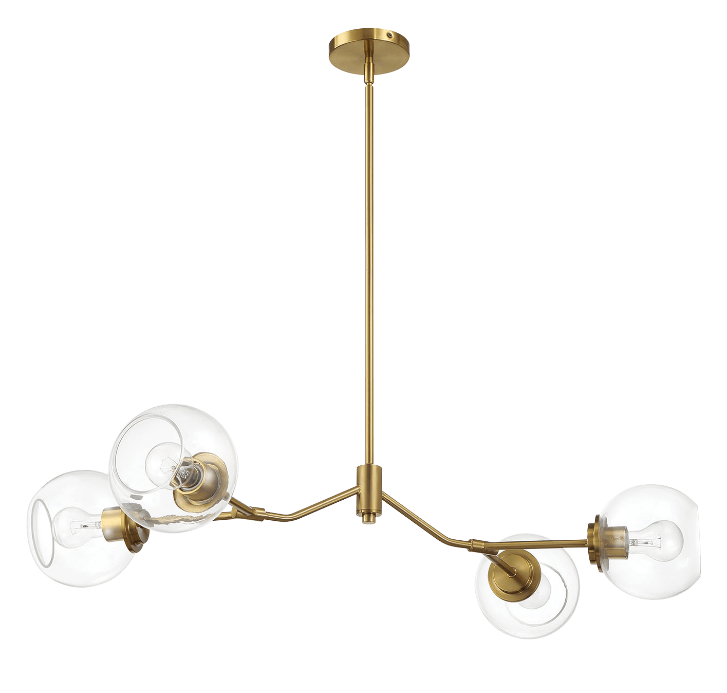 Jewel Four Lights Modern Farmhouse Chandelier
