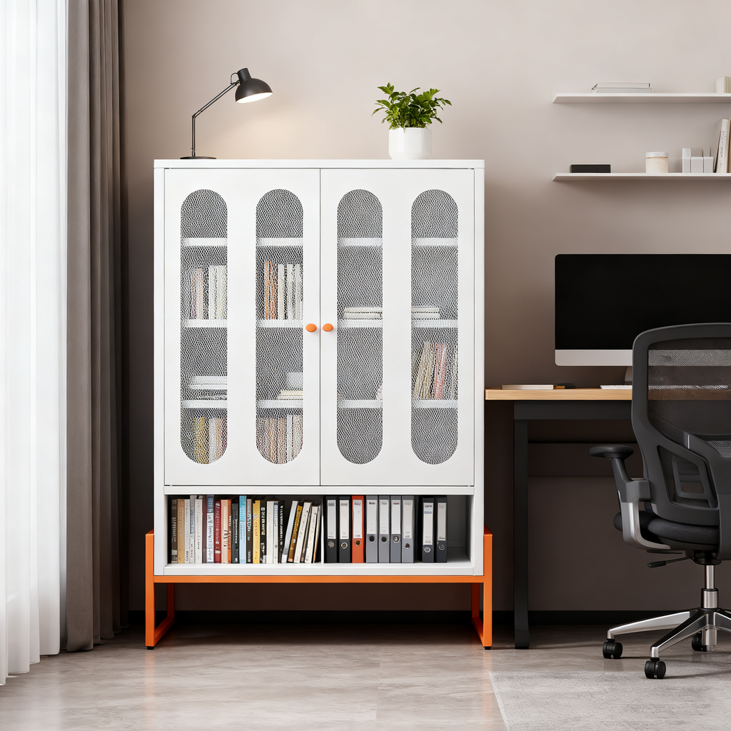 Modern Minimalist Double Door Shoe Cabinet