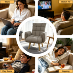 Rotatable Adjustable Back Lazy Sofa Lounge Chair