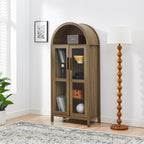 Modern Retro High Arched Storage Cabinet