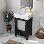 20-Inch Bathroom Vanity With Ceramic Sink