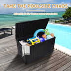 230 Gallon Resin Outdoor Deck Box