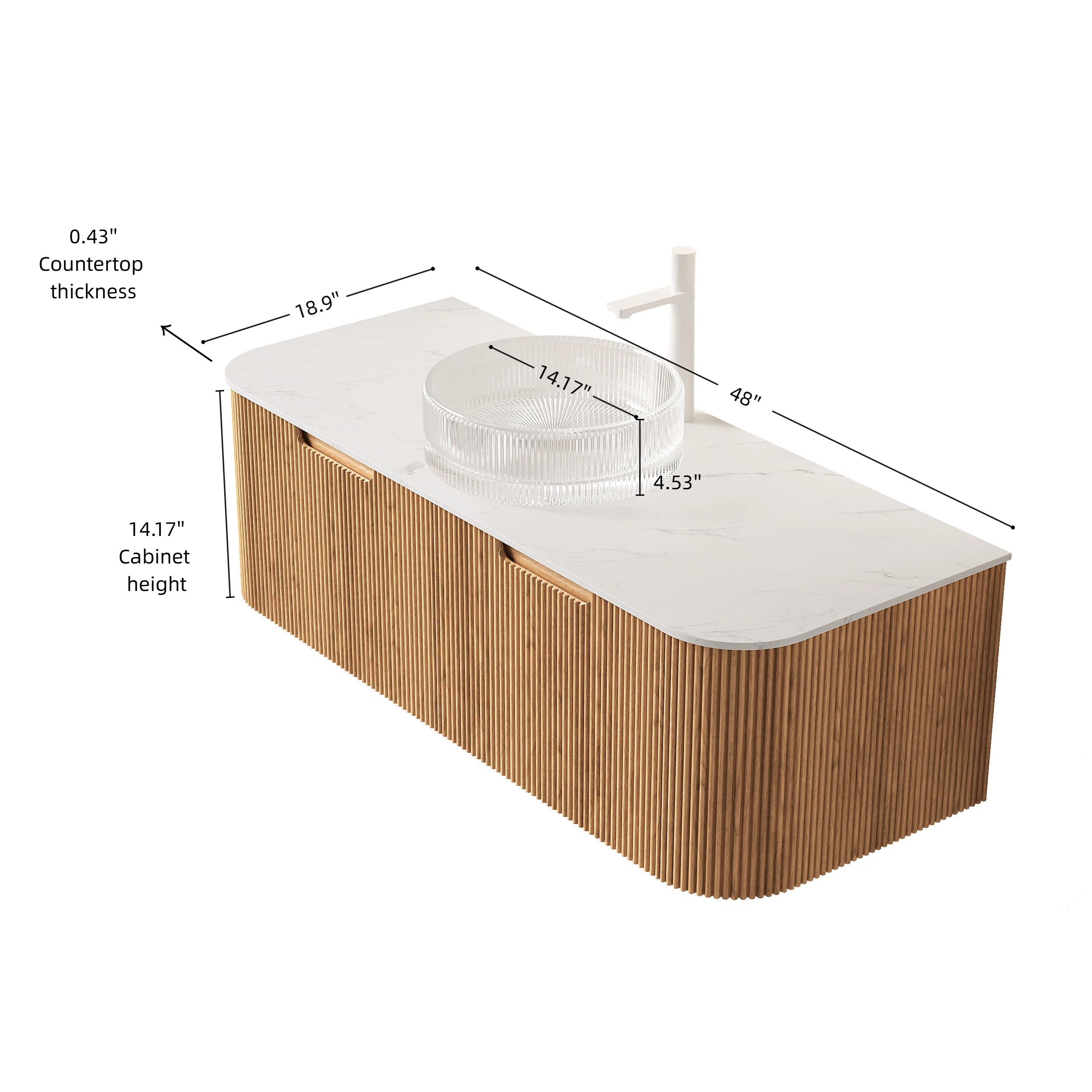 Dina 48" Bathroom Vanity & Sink