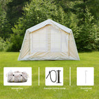 VKAMP Inflatable Camping Tent for 4-8 Persons
