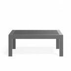 43" x 24" All-Weather Metal Outdoor Coffee Table