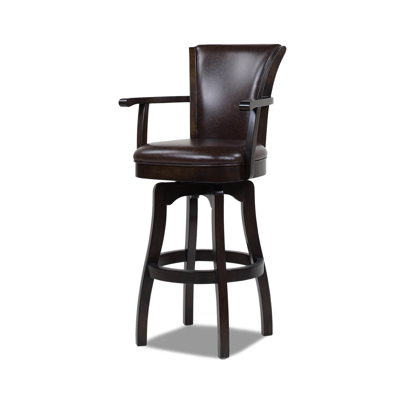 Williams 31" Swivel Bar Stool with Armrests, Vintage