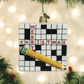 Crossword Puzzle Ornament