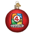 4 Square Ball Ornament