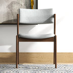 Edwin Light Gray Fabric Dining Chair Set of 2