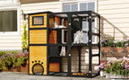 GO Large Cat Catio - 4 Tiers Cat Enclosure for Outdoor Spaces