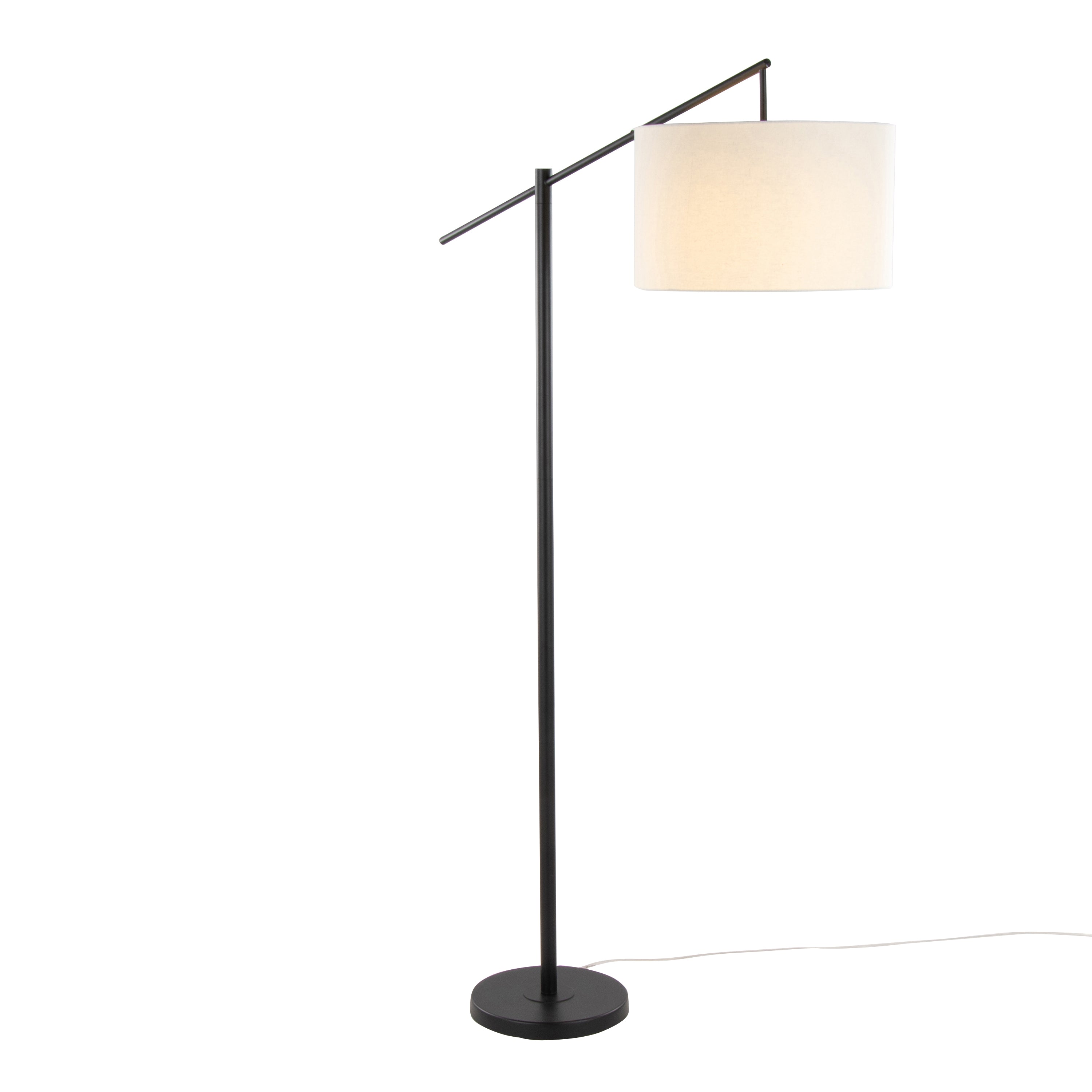 69" Contemporary Metal Floor Lamp in Matte