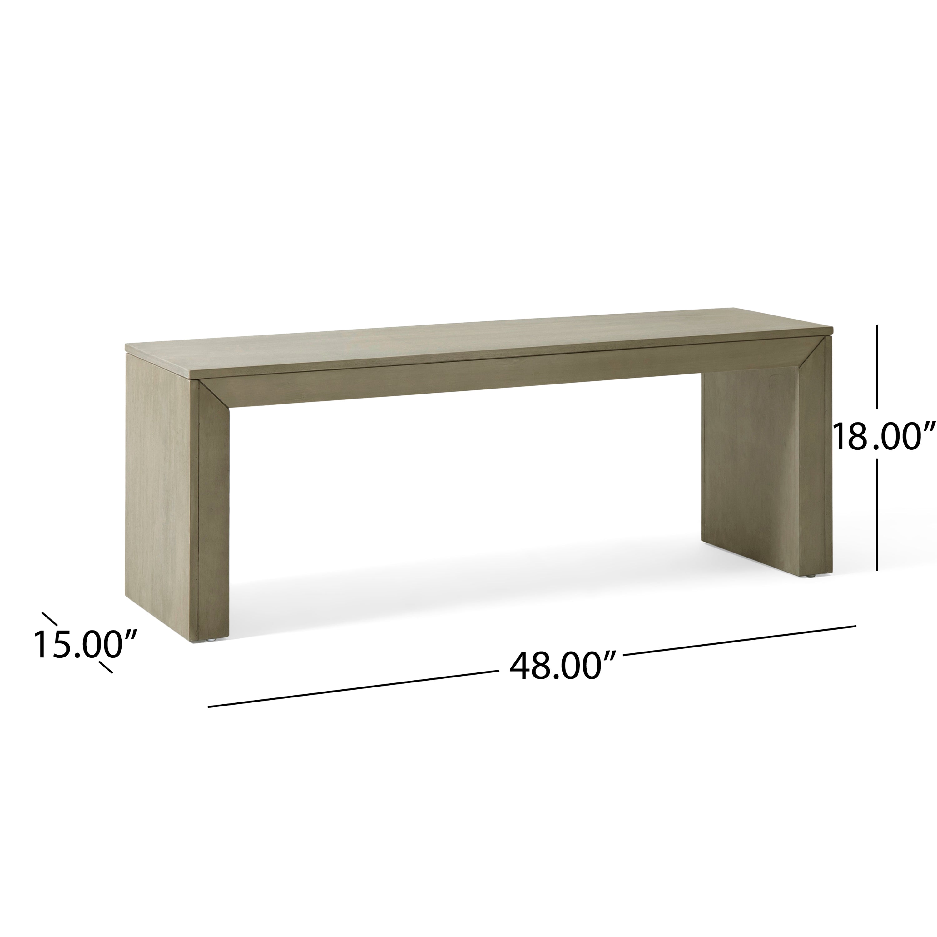 Acacia Wood Dining Bench