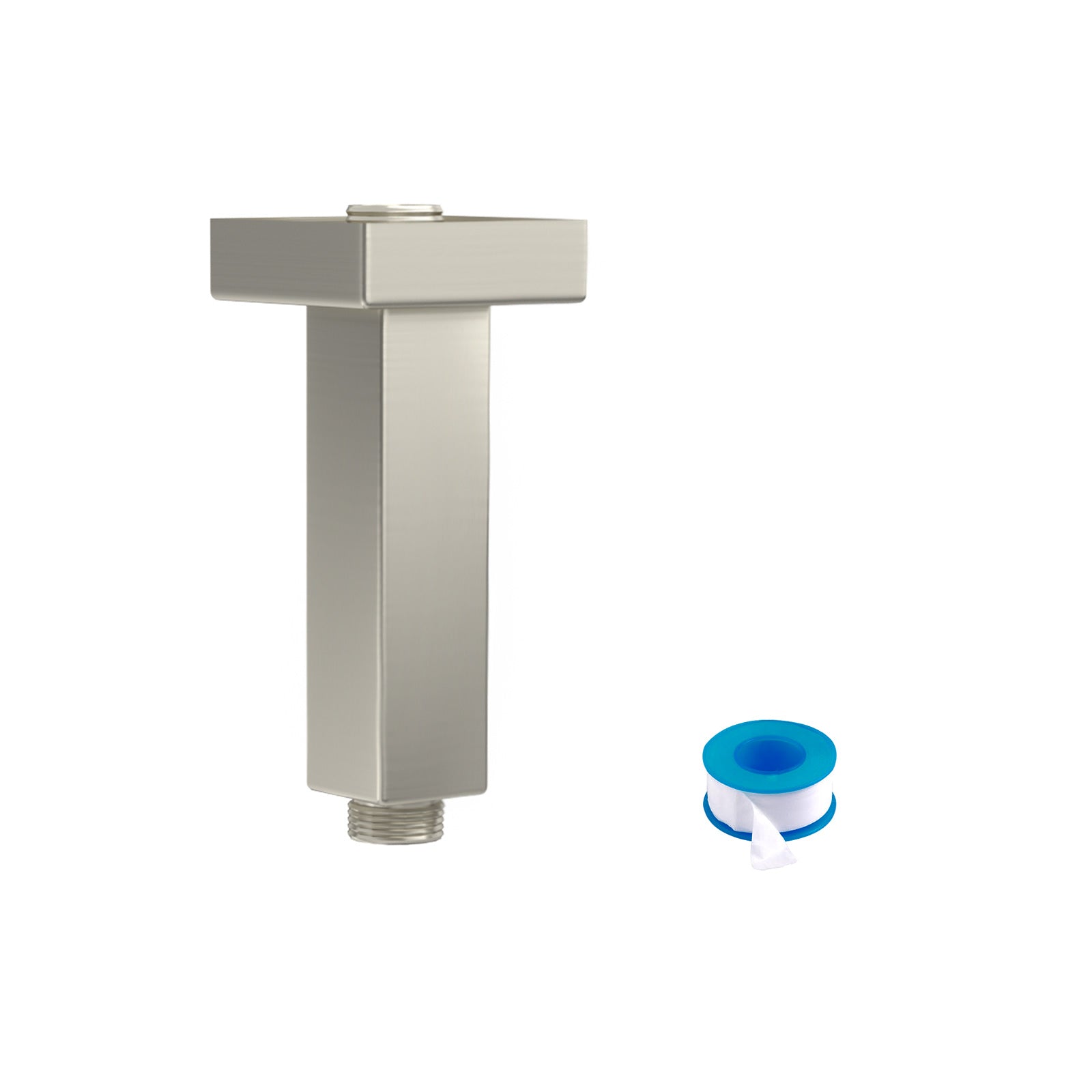 3" Ceiling Mounted Shower Arm with Flange in Brushed Nickel