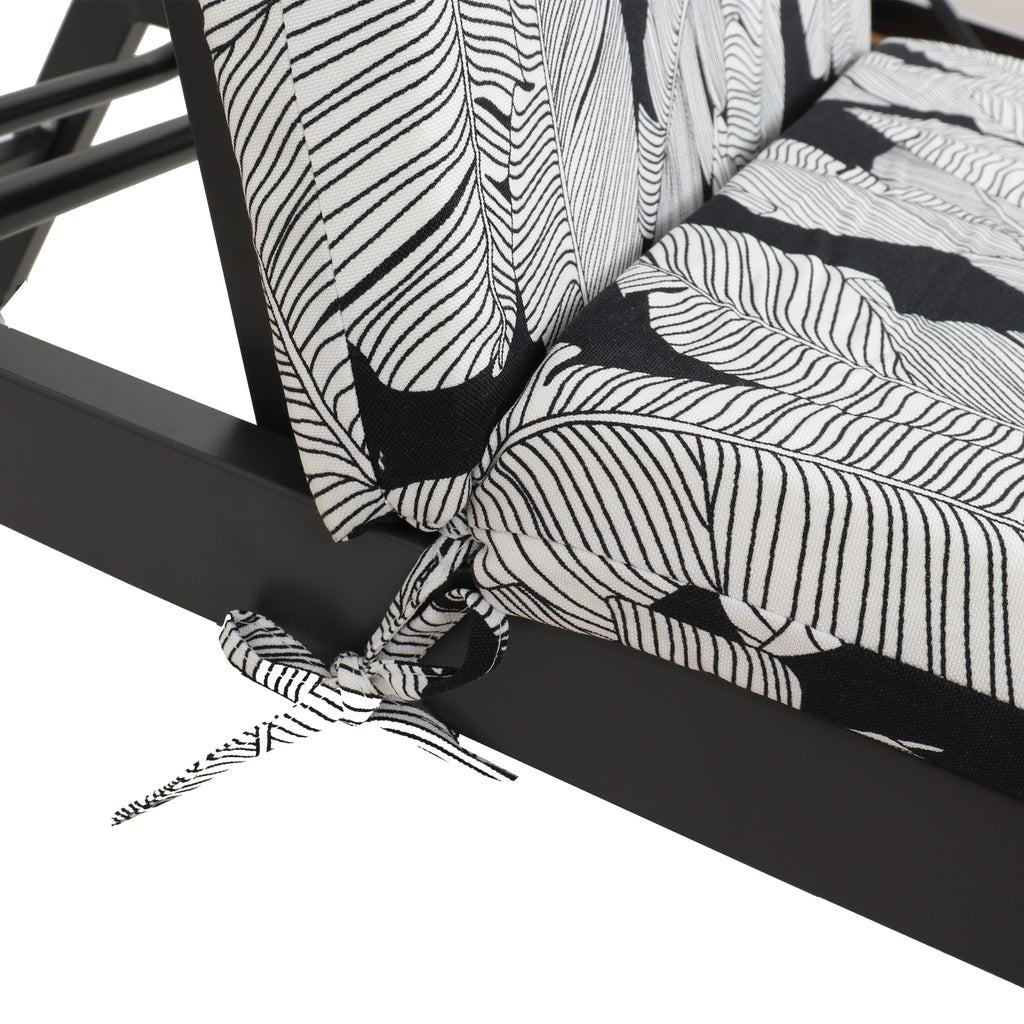 2 Pcs Set Indoor/Outdoor Chaise Lounge Chair Cushion
