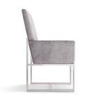 Element Metal Velvet Dining Chair