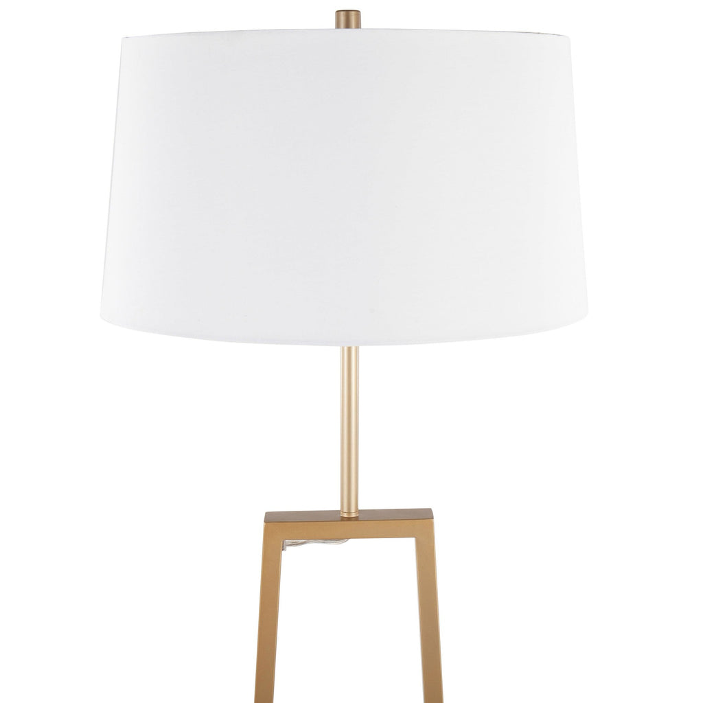 Shelf Contemporary Floor Lamp