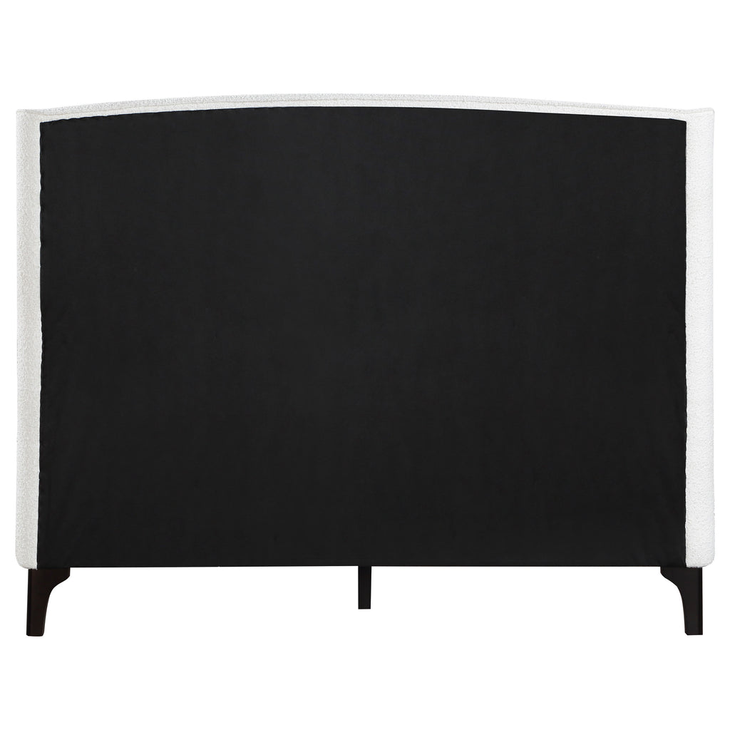Theodore Snow Upholstered Eastern King Wingback Bed