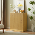 34.3" Modern Wavy Sideboard