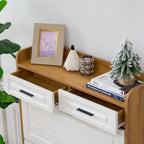 Narrow Shoe Storage Cabinet for Entryway