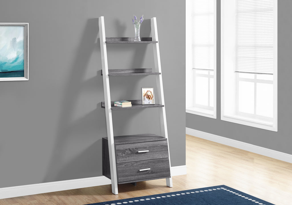 4-Tier Ladder Bookshelf