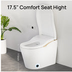 Modern Smart Toilet With Bidet and Auto Features