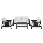 4-Pieces Outdoor Sofa Set with Cushions