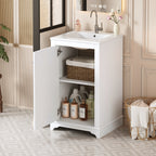 20-Inch Bathroom Vanity with Ceramic Sink