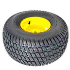 Set of 2 20x10.00-8 Lawn Mower Tires and Wheel Assembly