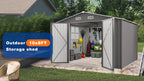 10 x 8 FT Outdoor Metal Storage Shed
