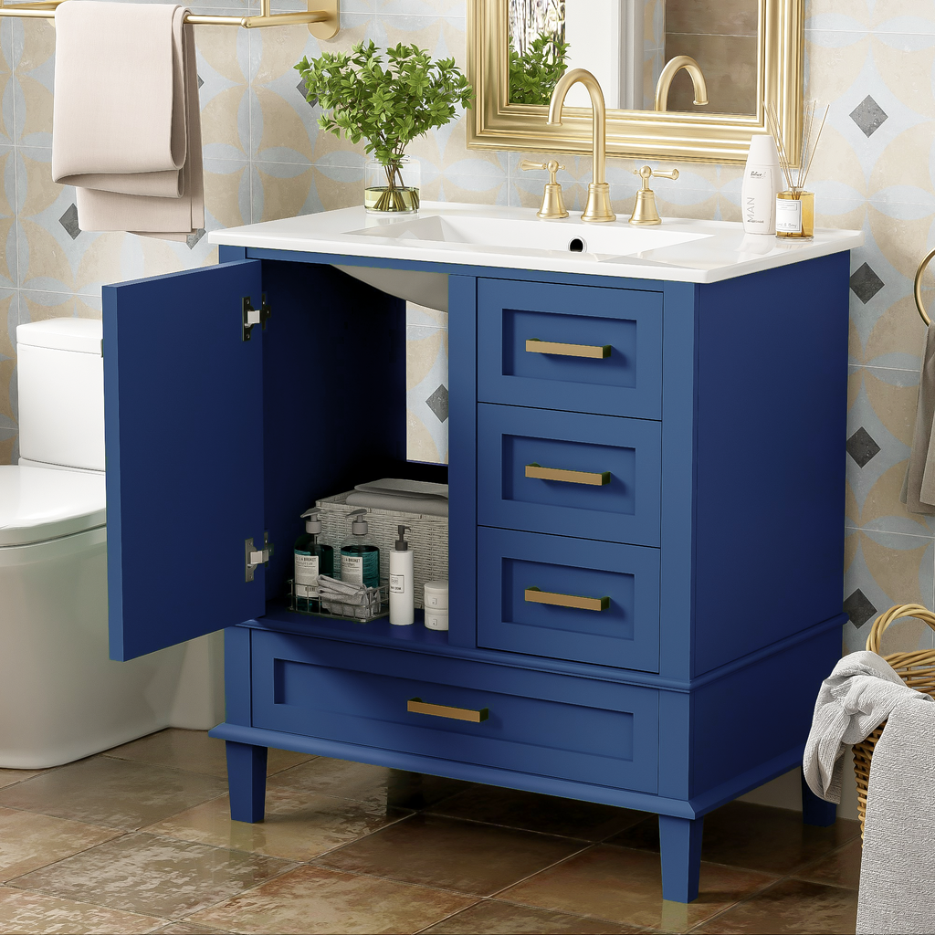 30" Bathroom Vanity Set with Sink Combo