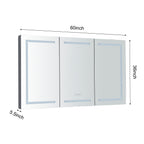 60 x 36 Inch LED Lighted Bathroom Medicine Cabinet