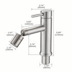 Brushed Nickel Bathroom Faucet for Bathroom Sink