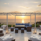 7 Piece Wicker Patio Dining Set