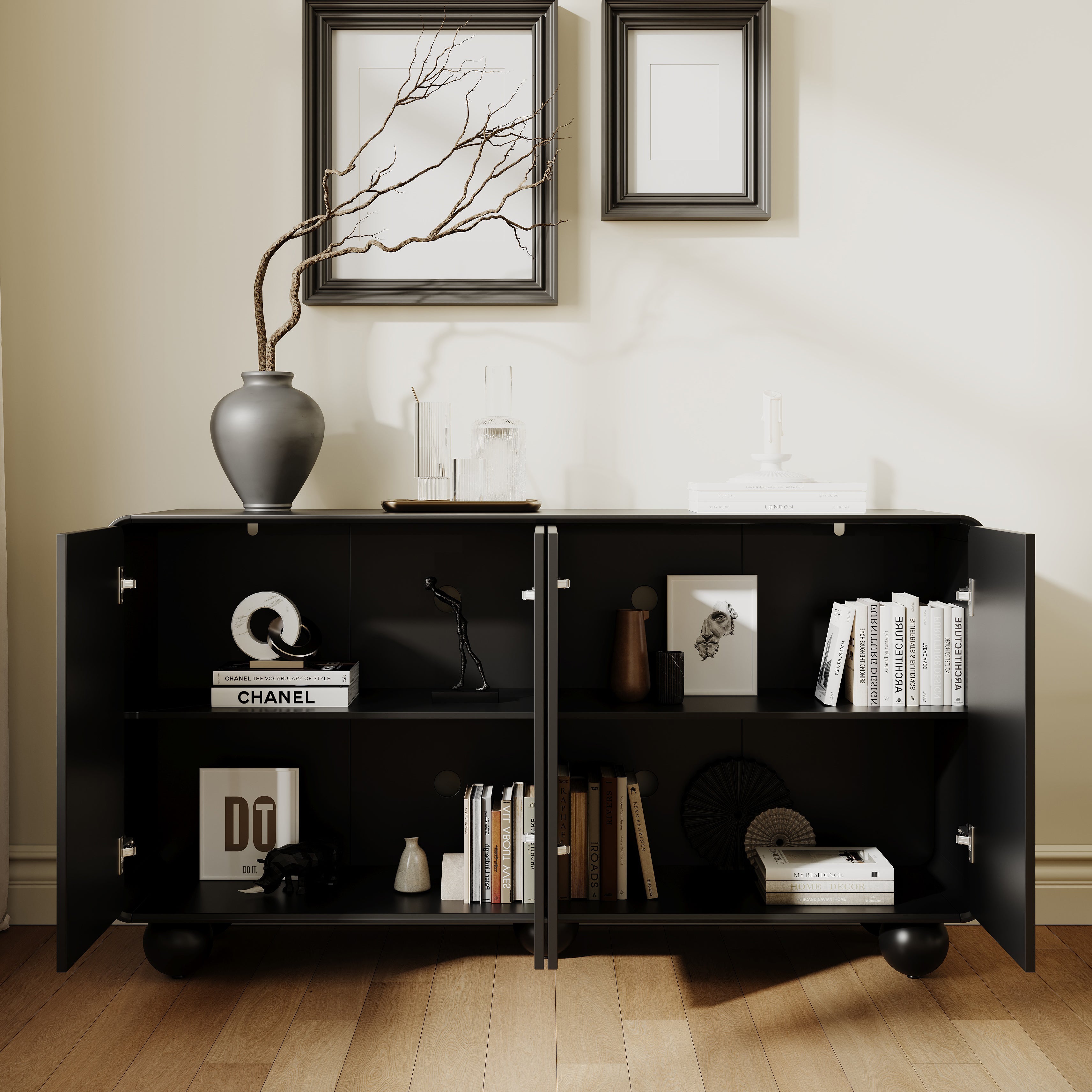 59" Sideboard Buffet Cabinet with Storage