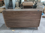 Carved 4-Door Sideboard Buffet Cabinet