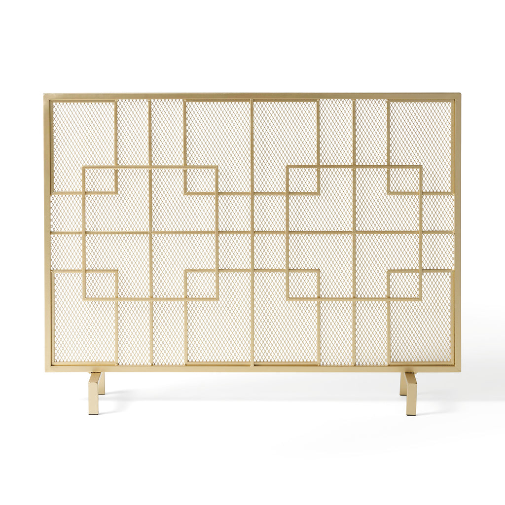 Dorothy Modern Iron Fire Screen