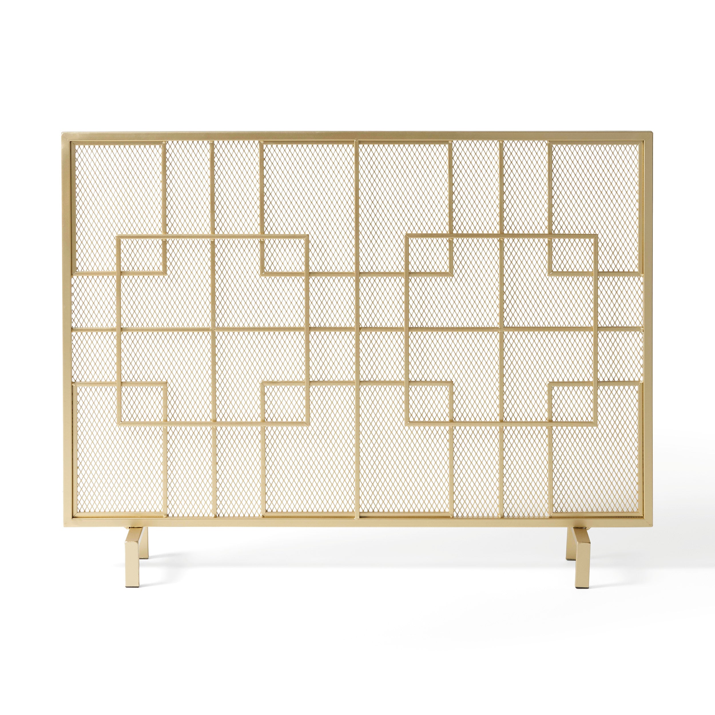Dorothy Modern Iron Fire Screen