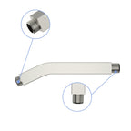 Brushed Nickel Shower Arm with Flange