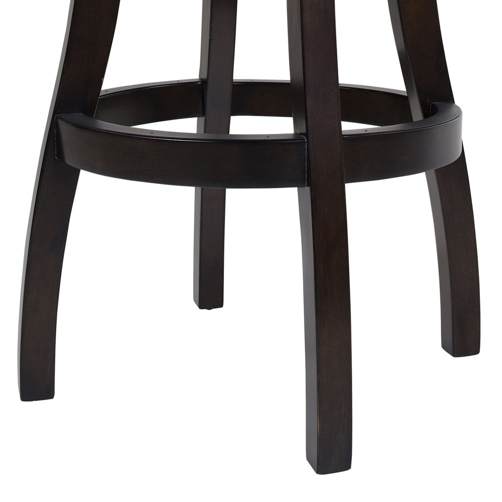 Williams 31" Swivel Bar Stool with Armrests, Vintage