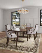 Grand Wood Upholstered Dining Chair