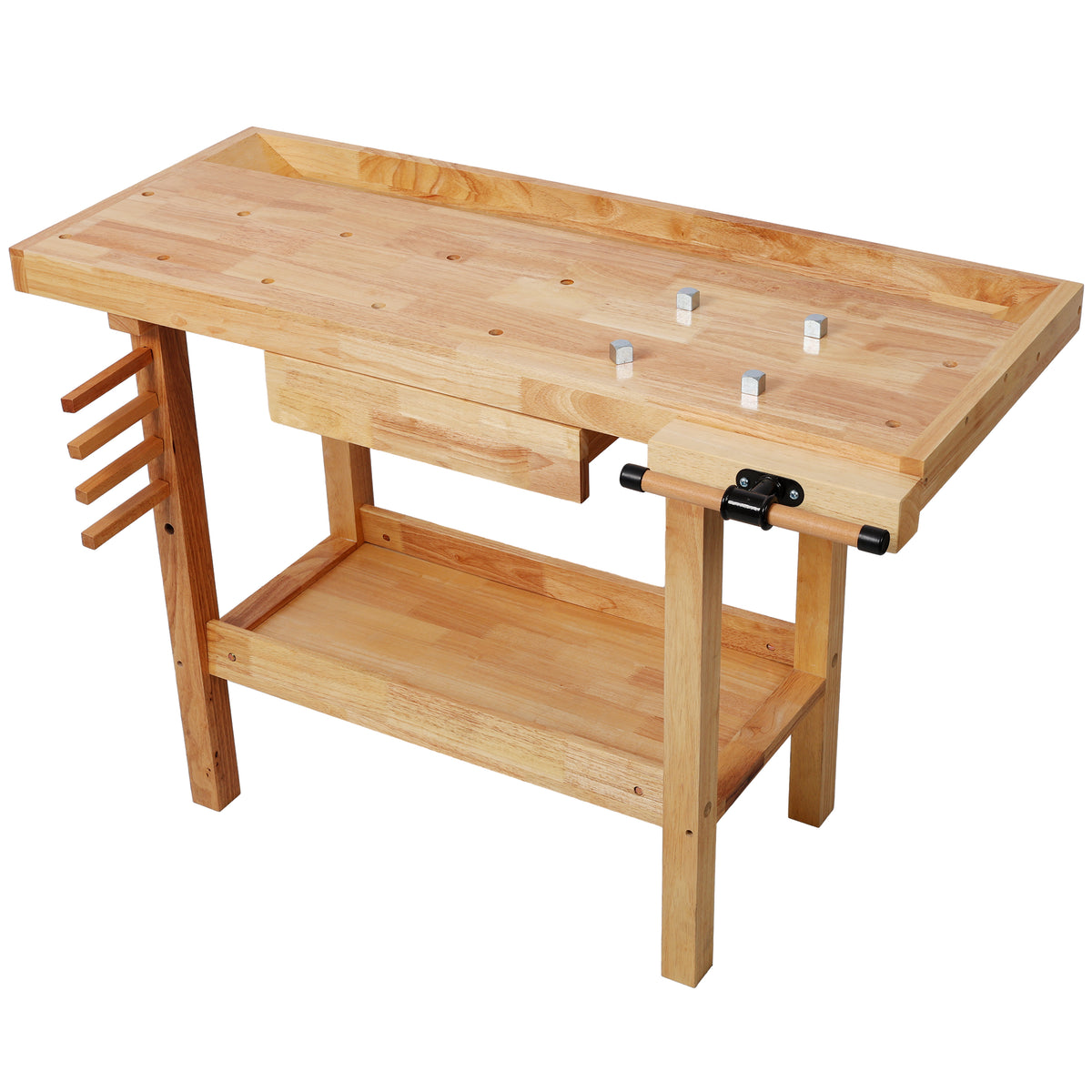 48" Heavy Duty Wood Workbench with Storage