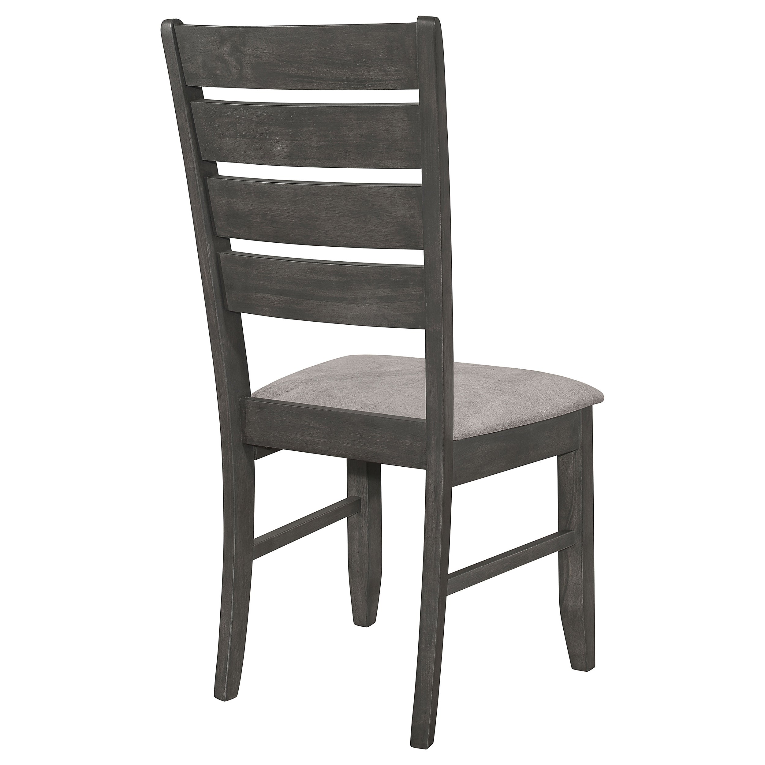 Grey and Dark Dining Side Chair Set