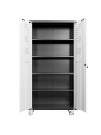 Garage Storage Cabinets with Locking Doors and 4 Adjustable Shelves