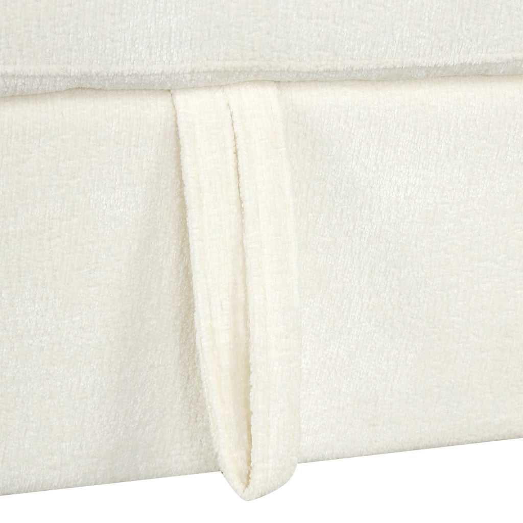 120.5" L-Shaped Convertible Sofa Bed