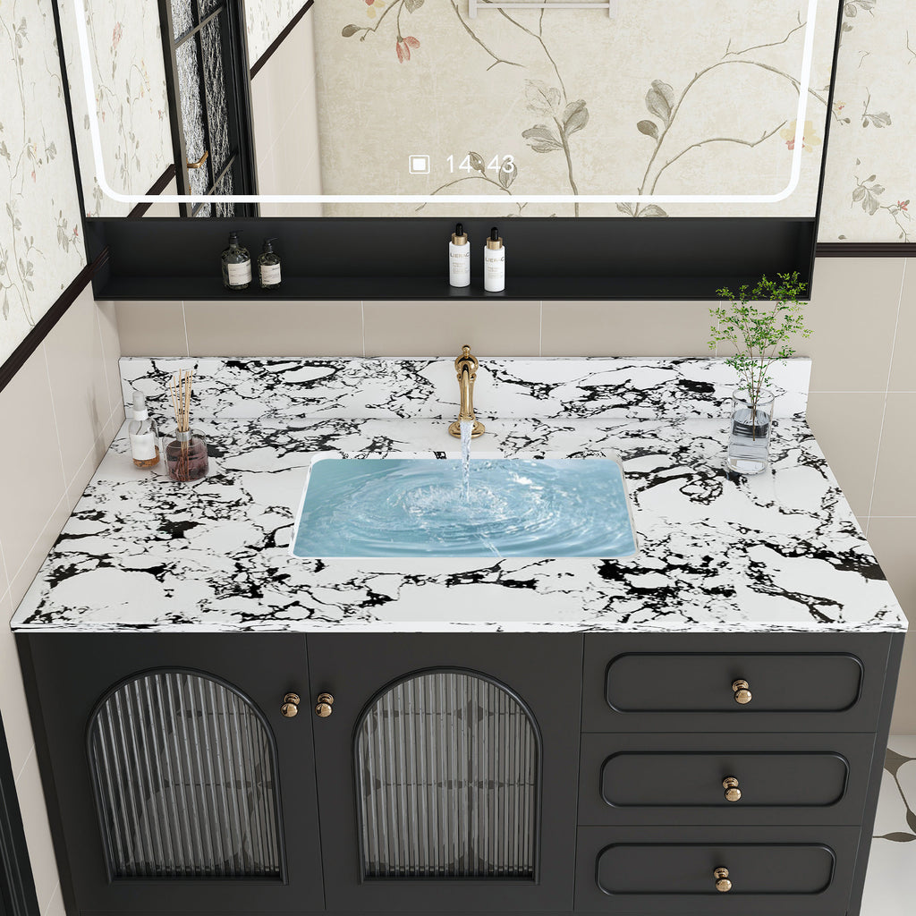 43"x22" Bathroom Vanity Top with Undermount Ceramic Sink