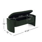 Elegant Long-Shaped Storage Ottoman Bench