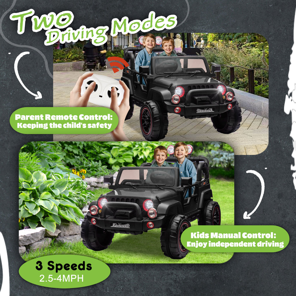 24V Kids Ride On Electric Car with Parental Control