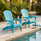 Wood Lounge Patio Chair for Garden Outdoor